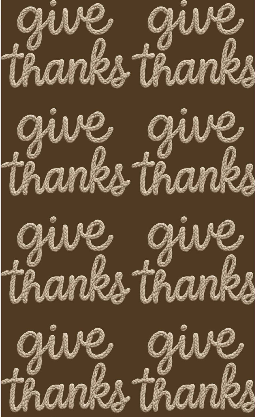GIVE THANKS GANG SHEET 22.5"X32