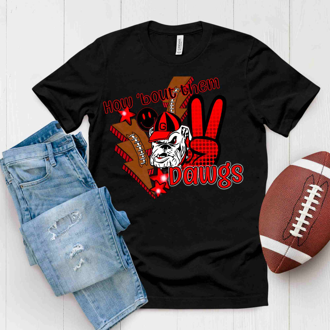 GO DAWGS GEORGIA BULLDOGS GANG SHEET 22.5"X60"