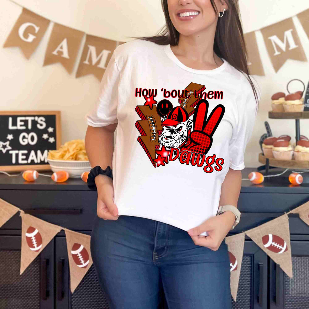 GO DAWGS GEORGIA BULLDOGS GANG SHEET 22.5"X60"