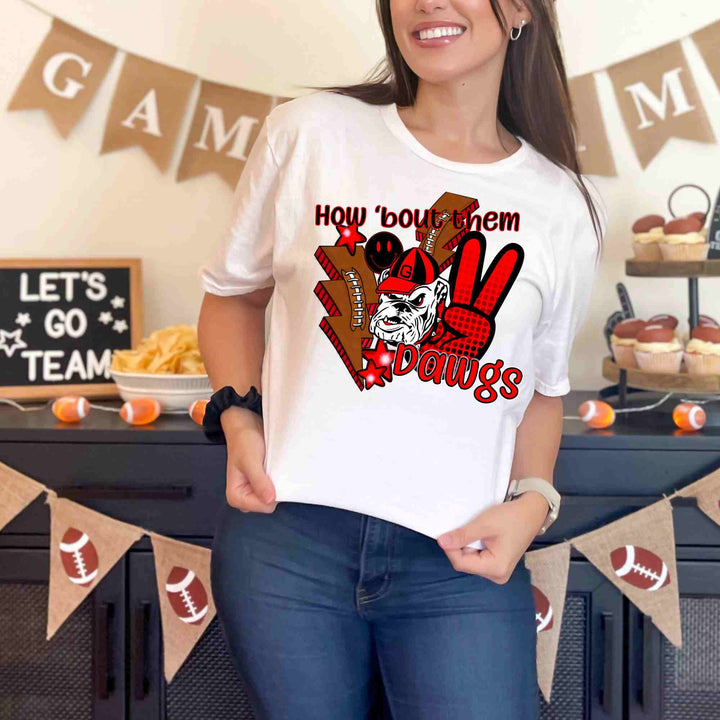 GO DAWGS GEORGIA BULLDOGS GANG SHEET 22.5"X60"