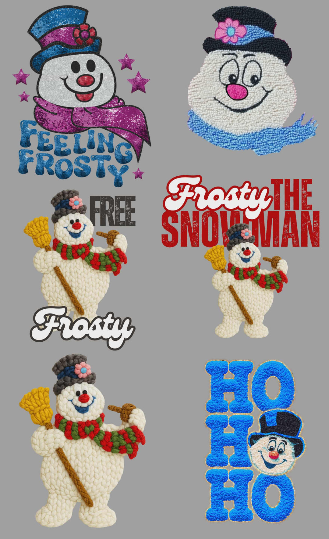 FROSTY GANG SHEET 22.5"X32