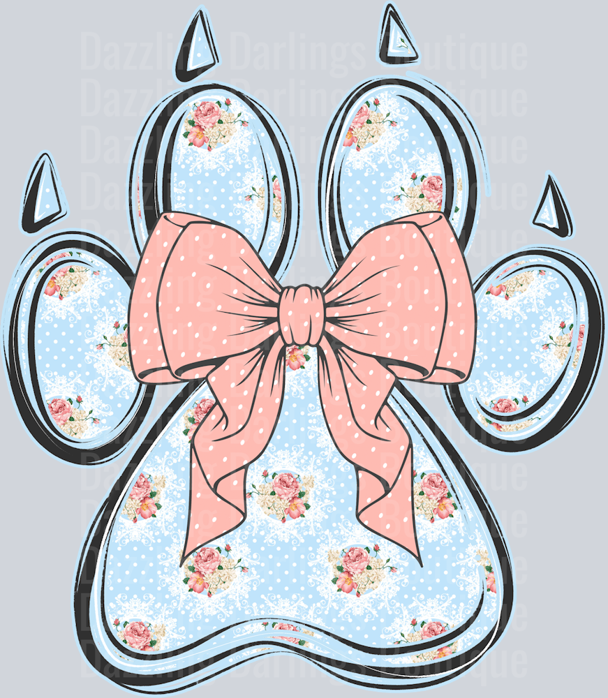 preppy floral lion pocket