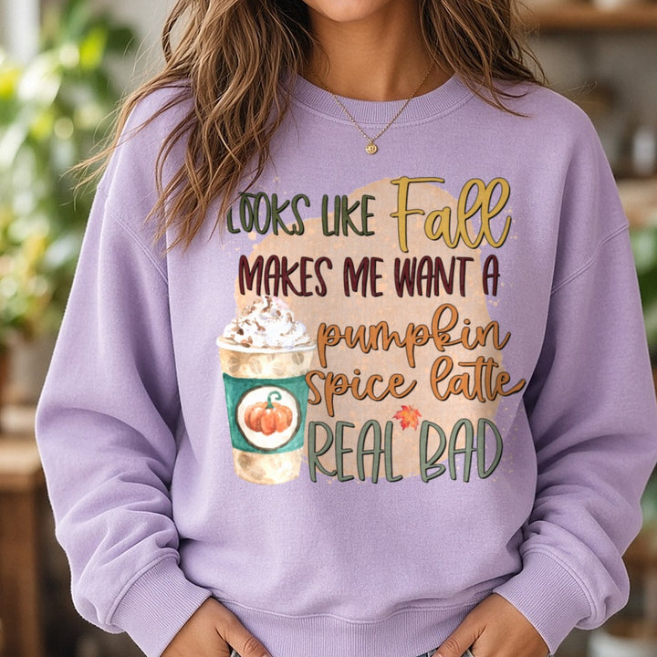 psice real bad DTF transfer shown on a Comfort Colors sweatshirt