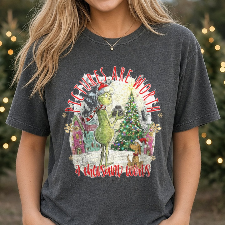 Take the picture DTF transfer shown on a Comfort Colors tee