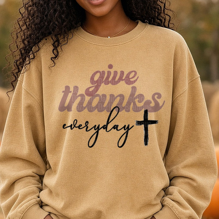 Img 6113 DTF transfer shown on a Comfort Colors sweatshirt