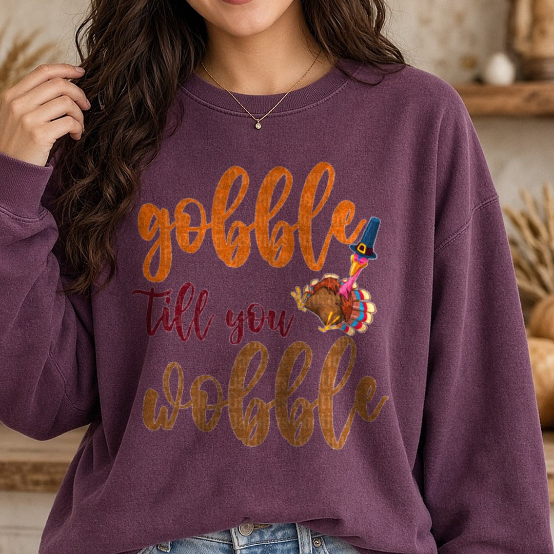Img 6112 DTF transfer shown on a Comfort Colors sweatshirt