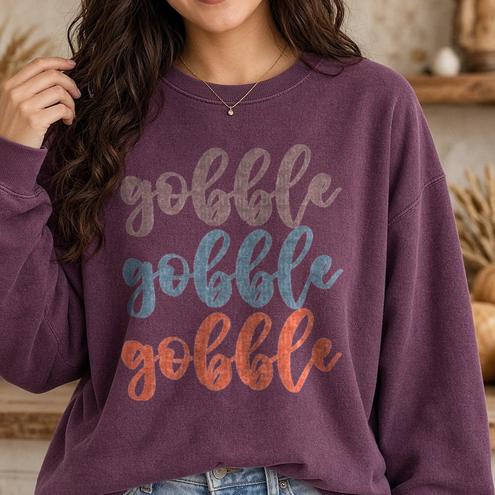 Img 6111 DTF transfer shown on a Comfort Colors sweatshirt