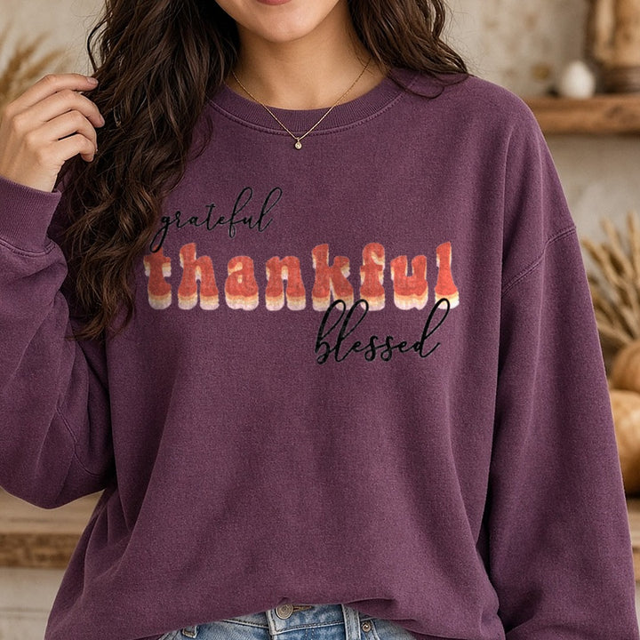 Img 6110 DTF transfer shown on a Comfort Colors sweatshirt