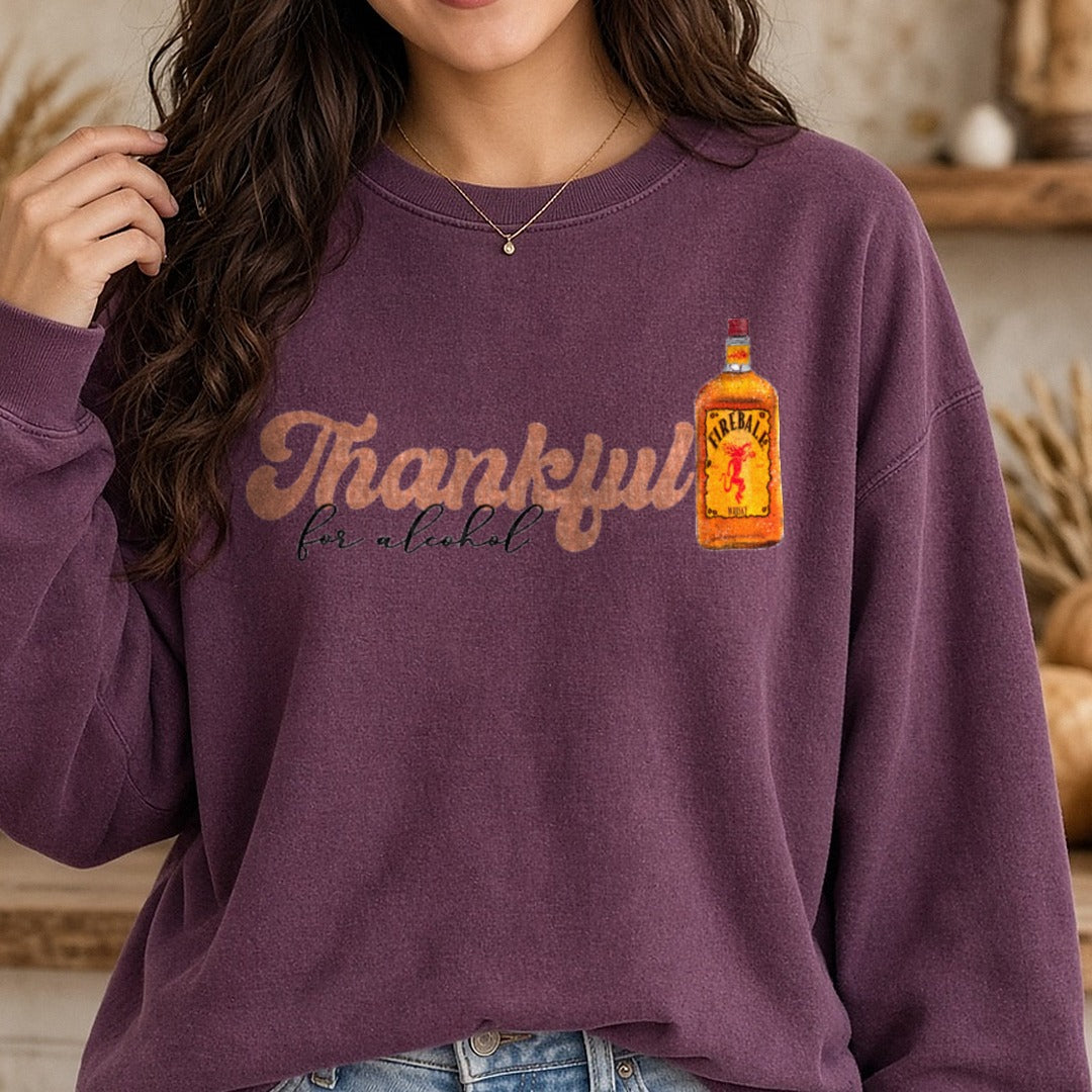Img 6096 DTF transfer shown on a Comfort Colors sweatshirt
