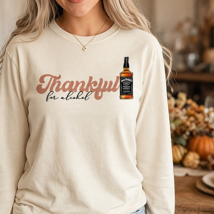Img 6095 DTF transfer shown on a Comfort Colors long sleeve tee