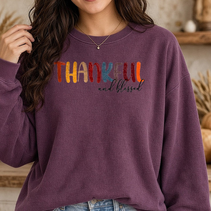 Img 6091 DTF transfer shown on a Comfort Colors sweatshirt