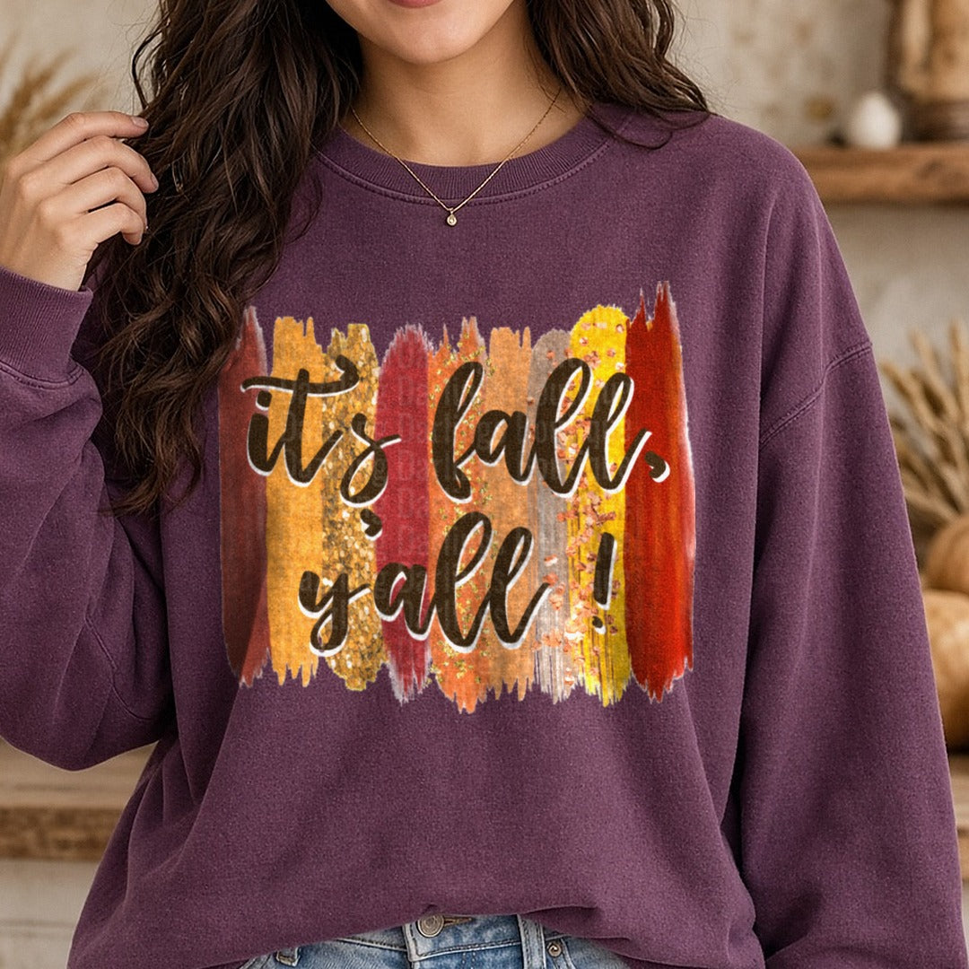 Img 5905 DTF transfer shown on a Comfort Colors sweatshirt