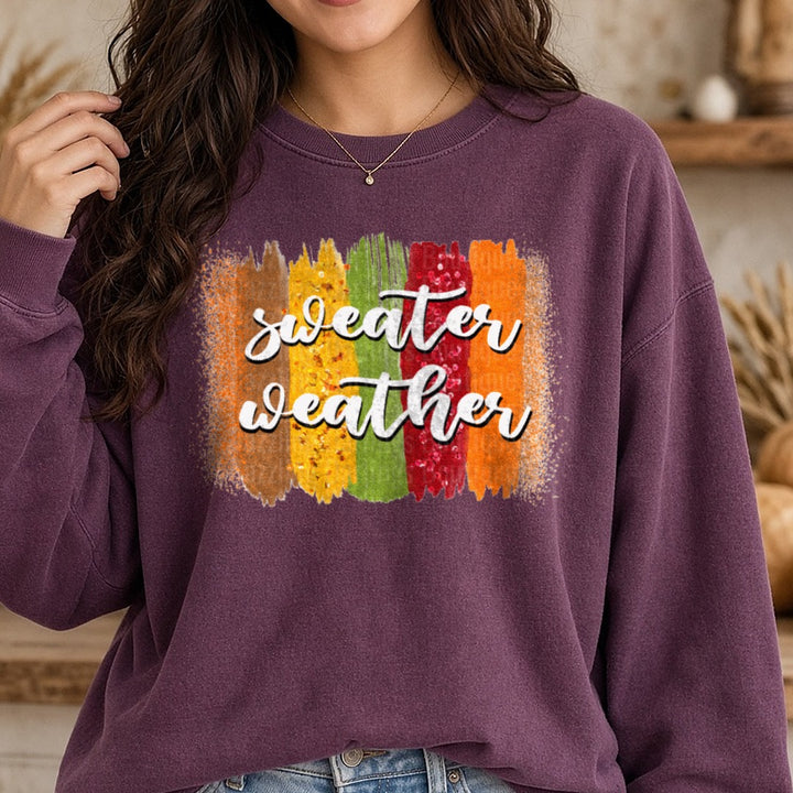 Img 5900 DTF transfer shown on a Comfort Colors sweatshirt
