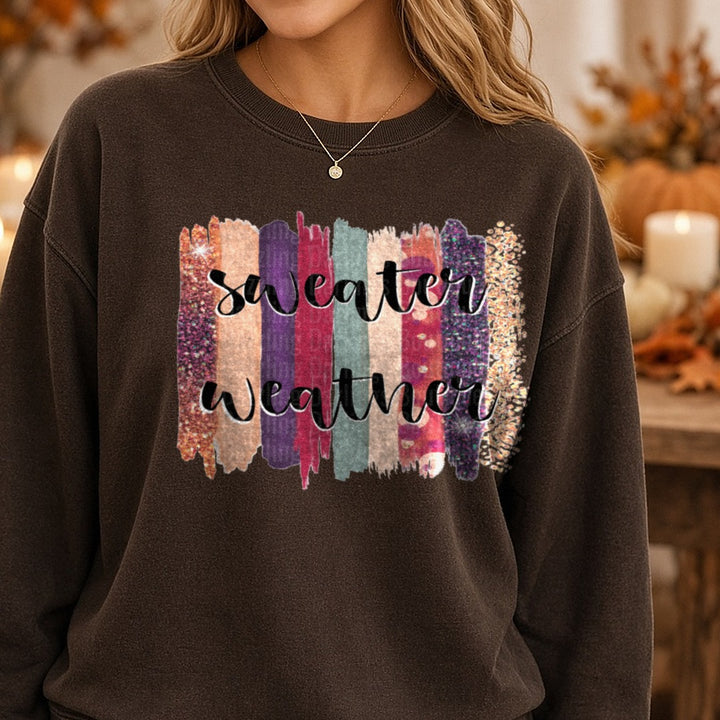 Img 5901 DTF transfer shown on a Comfort Colors sweatshirt