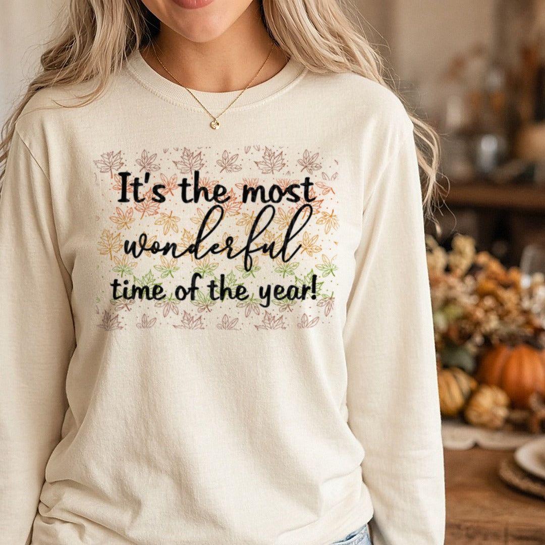 Img 5910 DTF transfer shown on a Comfort Colors long sleeve tee