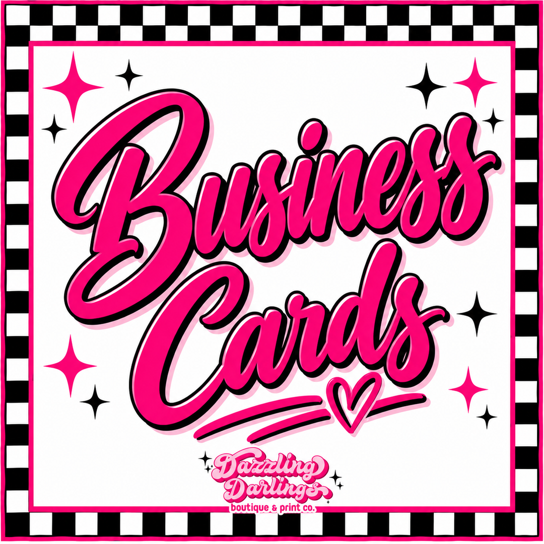 CUSTOM BUSINESS CARDS 3.5"X2"