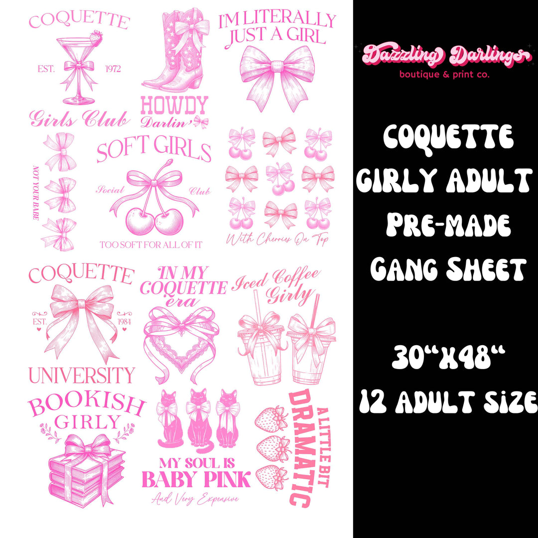 DTF GANG SHEET  DTF  CLEAR FILM TRANSFER  coquette gang sheet  girly gang sheet  coquette dtf  girly dtf  social club dtf  pink bow dtf  clear film transfers  tshirt vendor  asmr  trendy tshirt design  trendy png  trendy dtf  tik tok shop