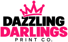 Dazzling Darlings Print Co. logo