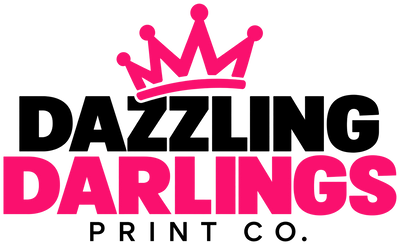 Dazzling Darlings Print Co. logo