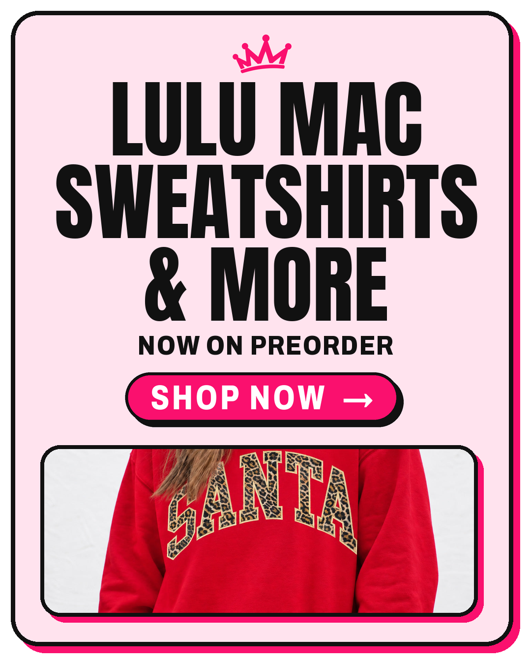 Lulu Mac - shop now (mobile slide)
