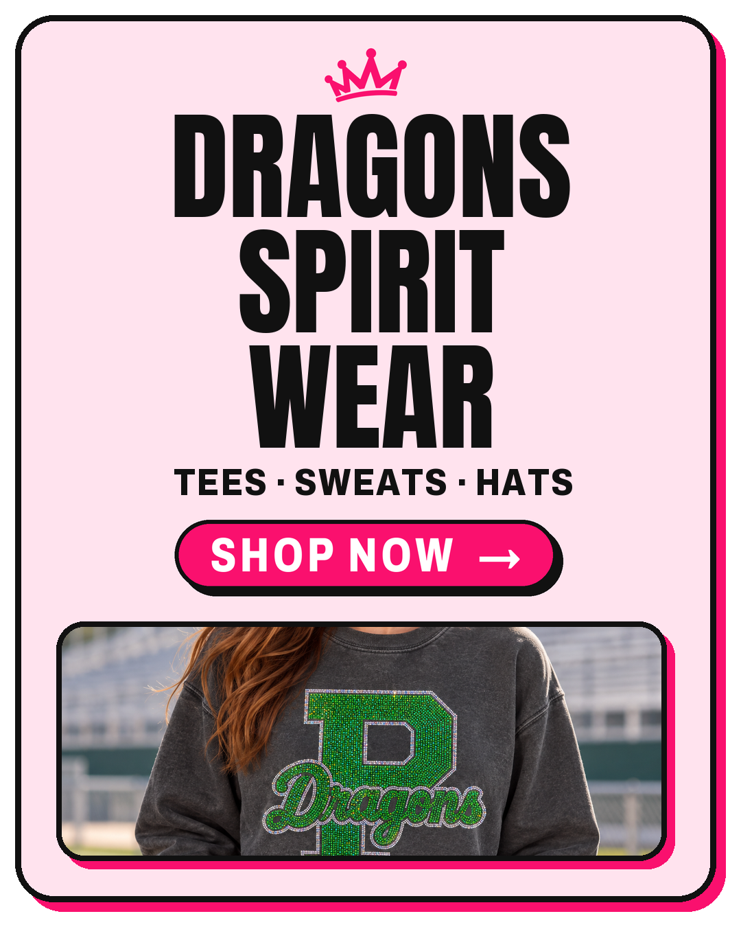 Dragons Spirit Wear - shop now (mobile slide)