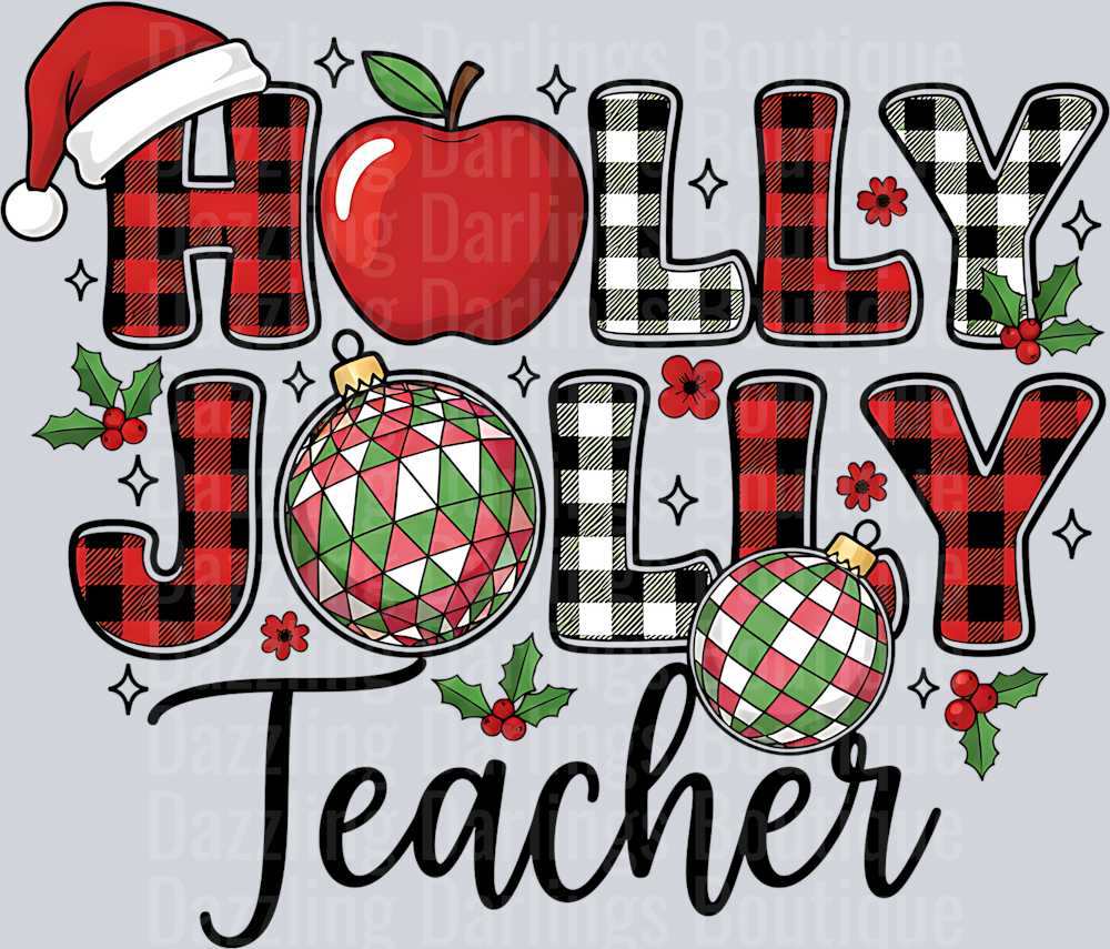 Holly Jolly Teacher Christmas Teacher