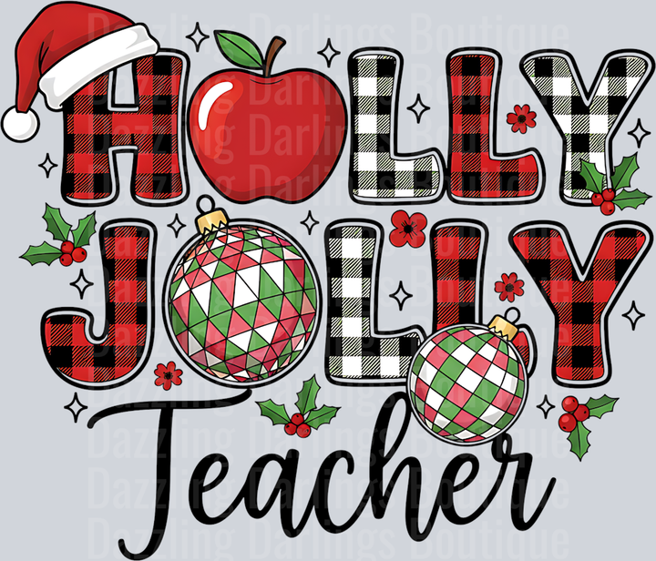 Holly Jolly Teacher Christmas Teacher