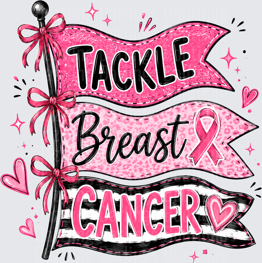 Tackle Breast Cancer Pennant