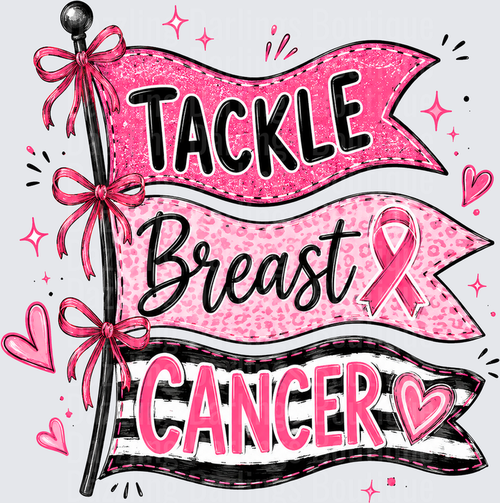 Tackle Breast Cancer Pennant