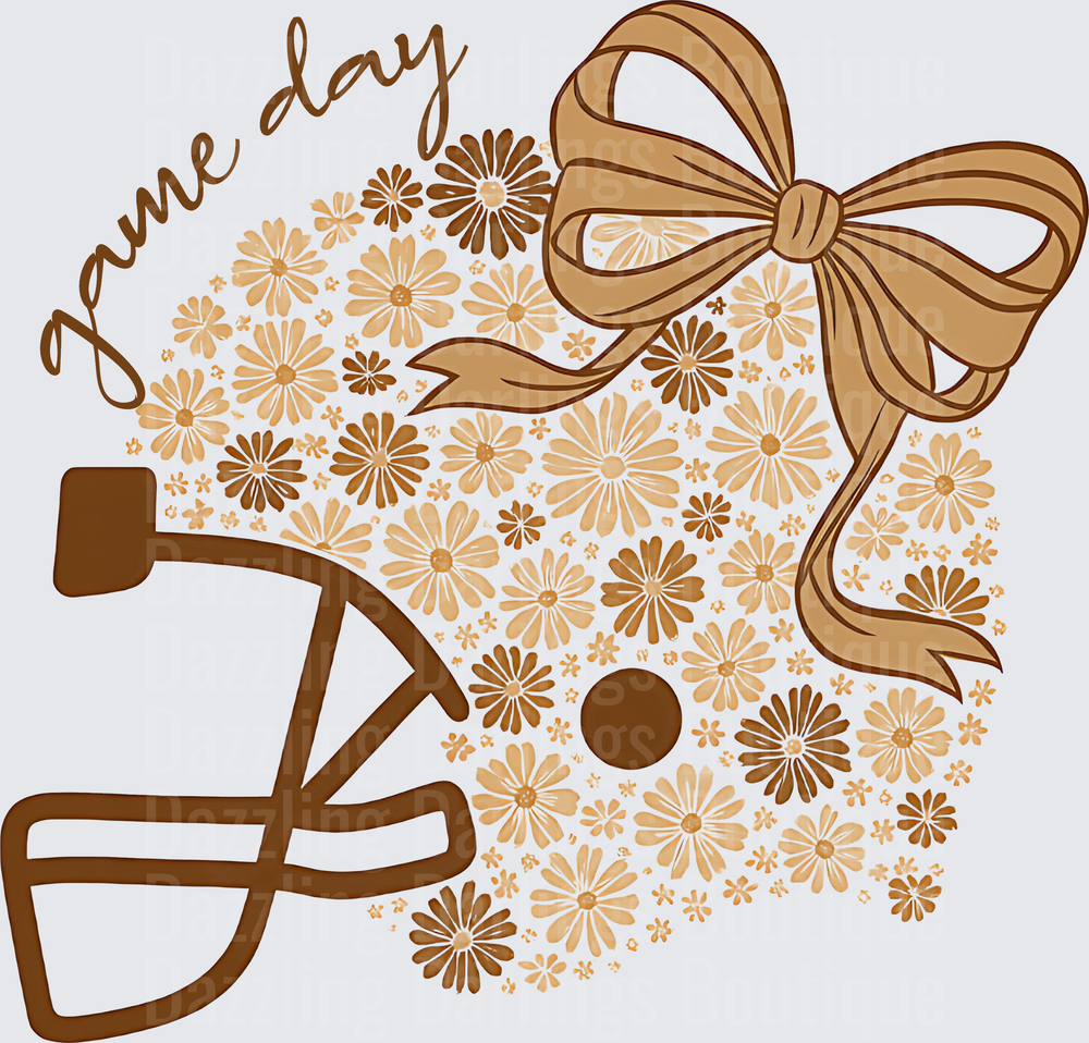 Game Day Floral Helmet