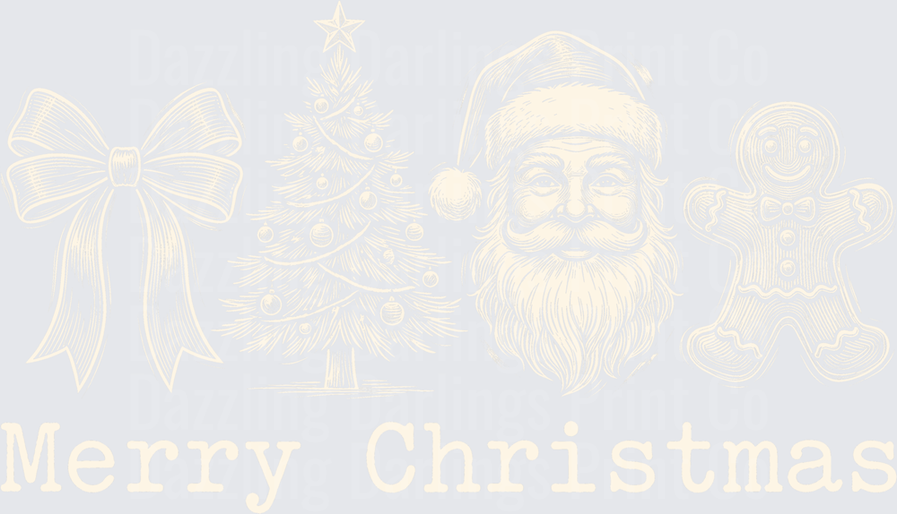 Merry Christmas White
