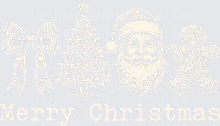 Merry Christmas White
