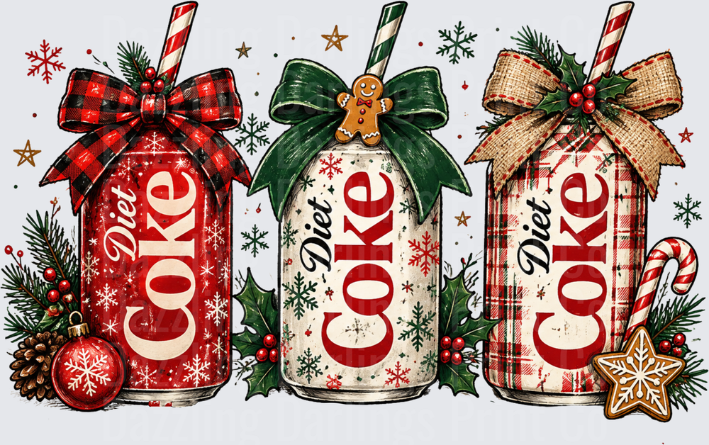 Christmas Soda Can