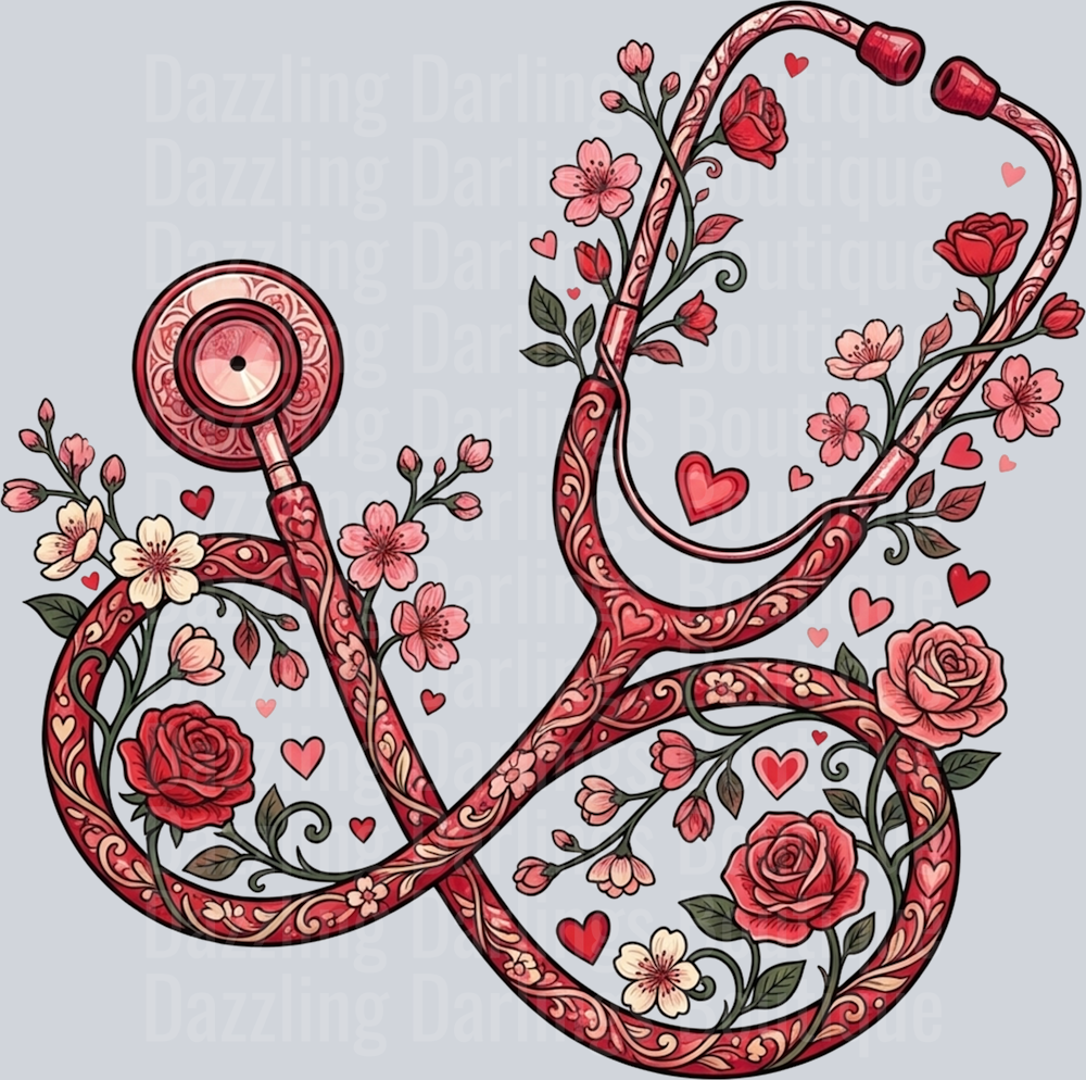 NURSE FLORAL VALENTINES DAY
