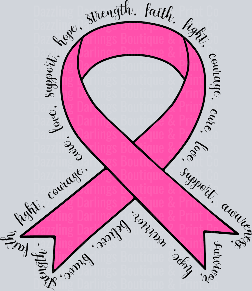 BREAST CANCER AWARENESS RIBBON