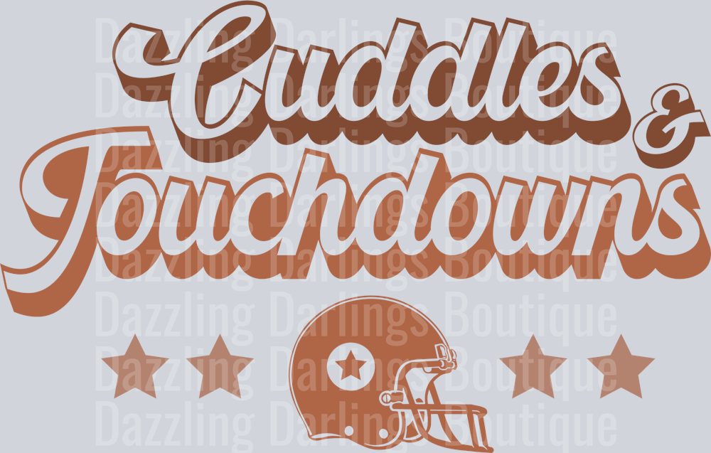 FOOTBALL CUDDLES AND TOUCHDOWN BROWN