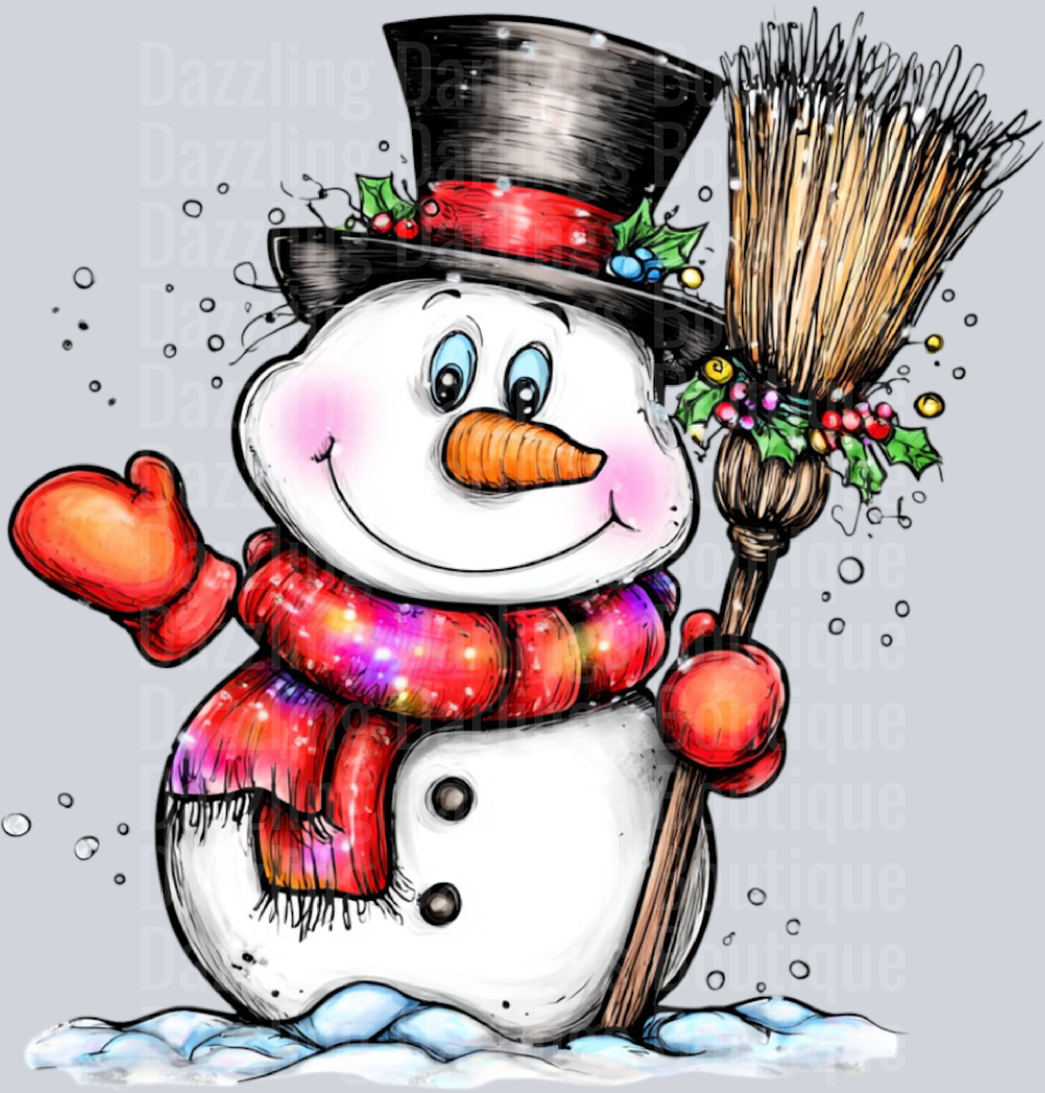 Hand-drawn Snowman