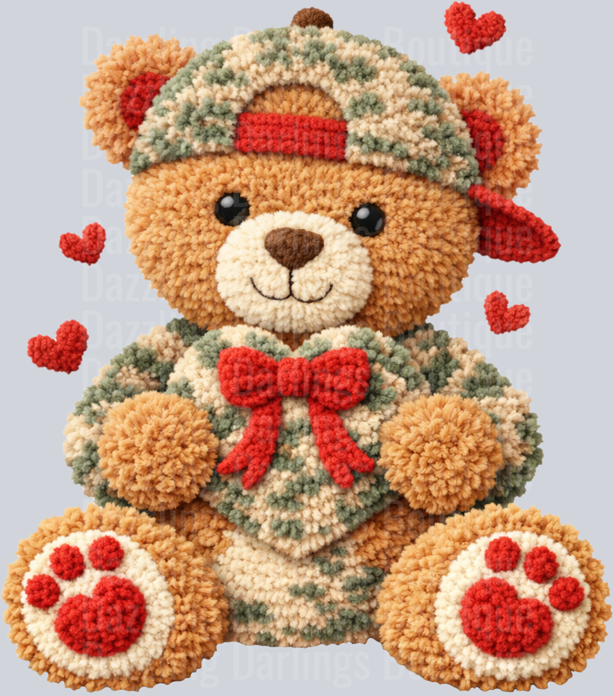 BOY TEDDY BEAR VALENTINES DAY
