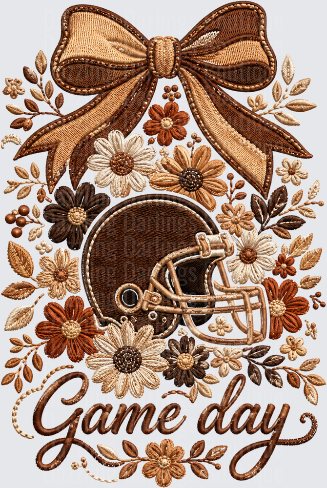 Embroidered Game Day