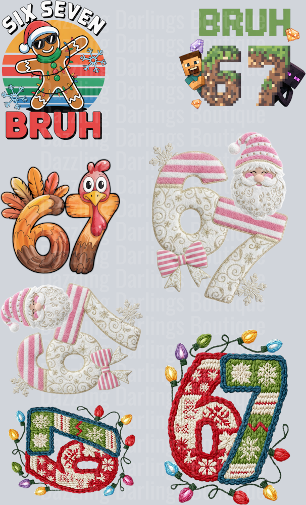 67 PREMADE GANGSHEET 22X36