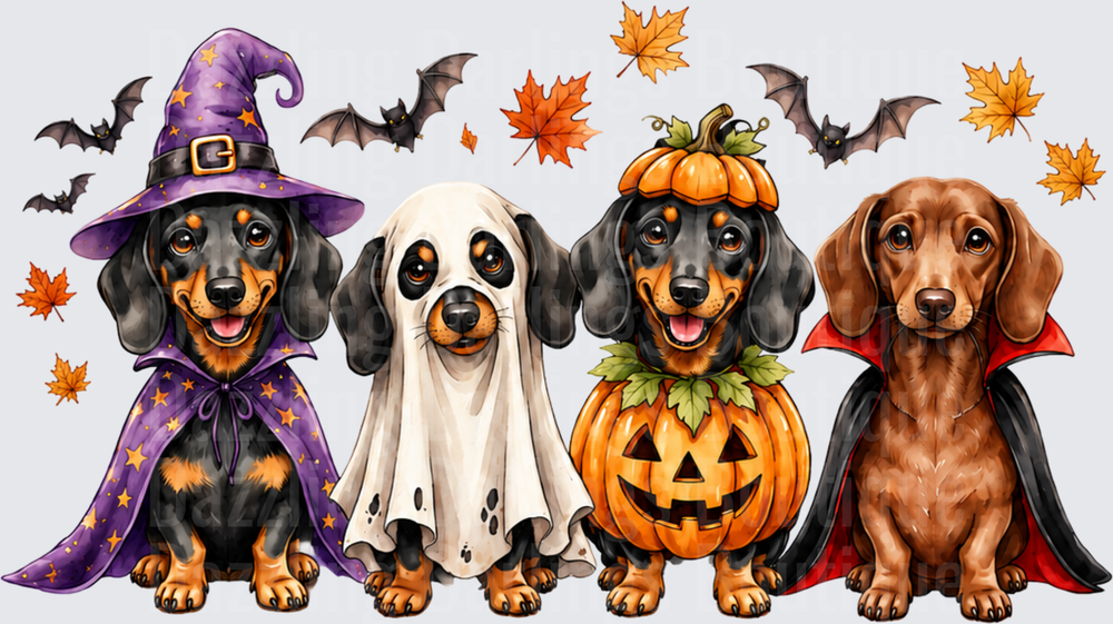 Fall Dachshund Dog