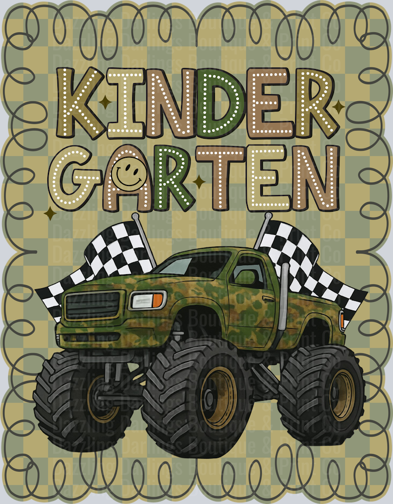 KINDERGARTEN CAMO FOURWHEELER