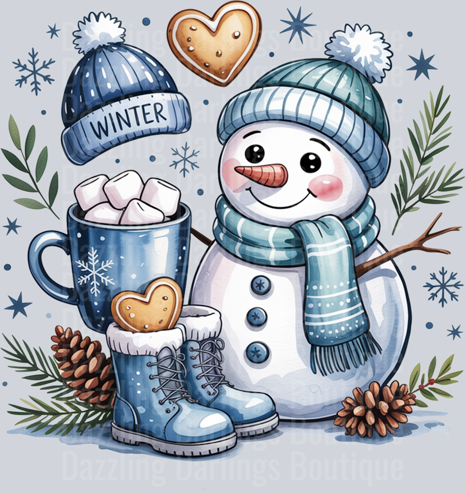 SNOWMAN BLUE