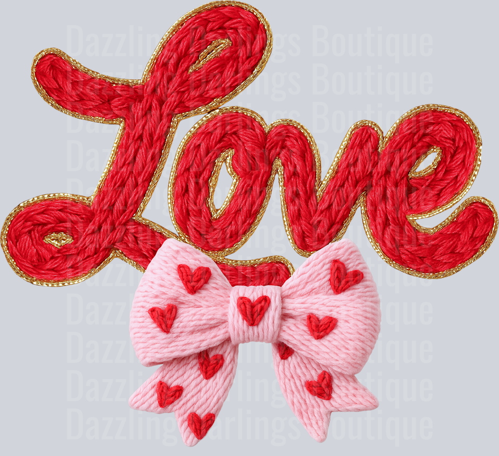 VALENTINE LOVE BOW YARN