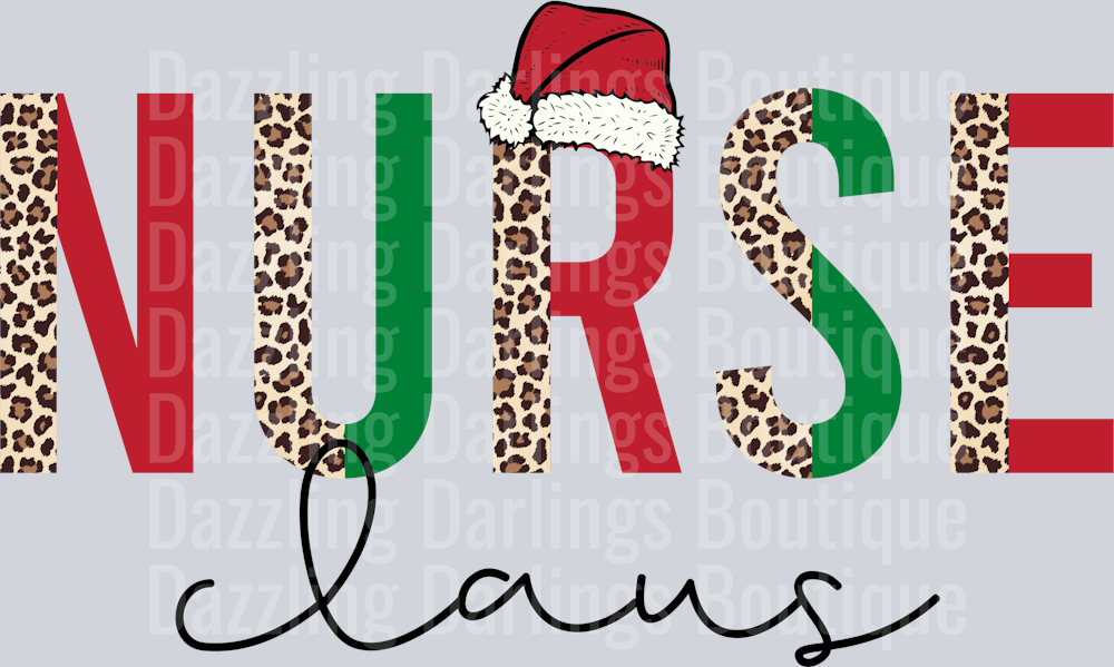 NURSE CLAUS LEOPARD DISTRESSED
