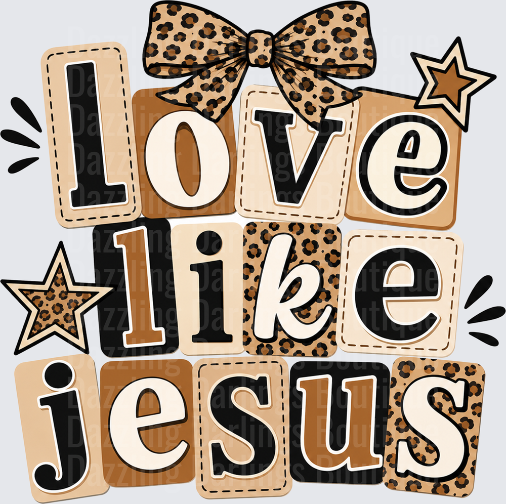 Love Like Jesus Leopard