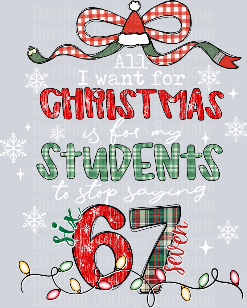 CHRISTMAS 67 TEACHER