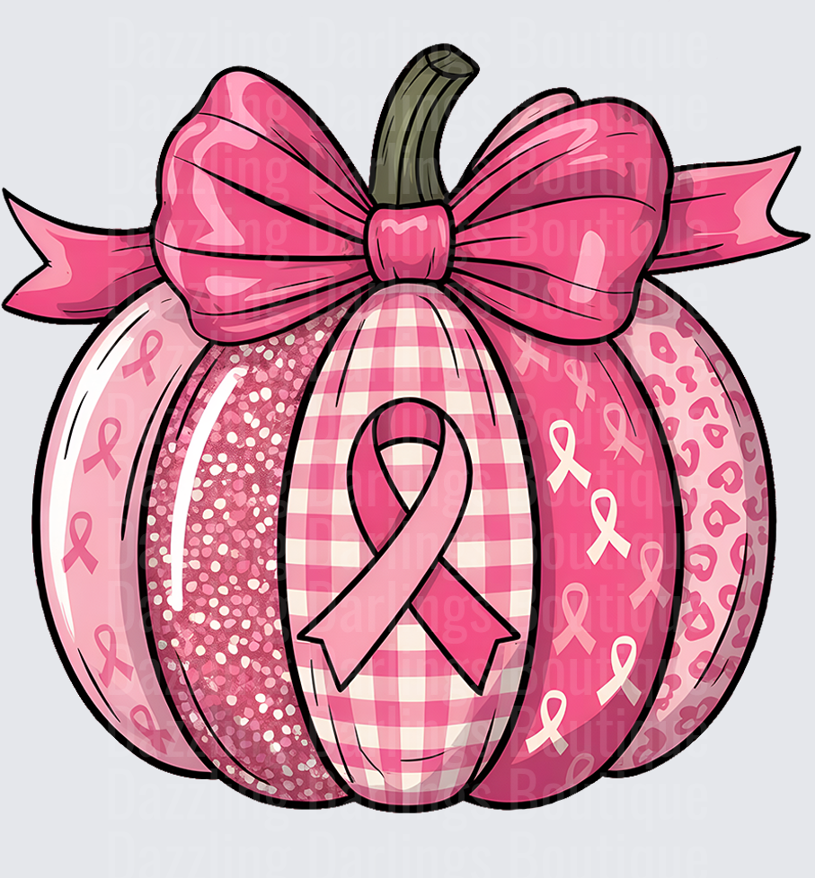 Breast Cancer Pumpkin