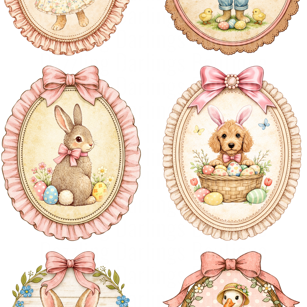 Vintage Easter Gang Sheet