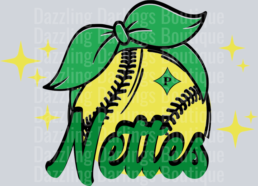 PICKENS DRAGONS DTF TRANSFER SOFTBALL NETTES